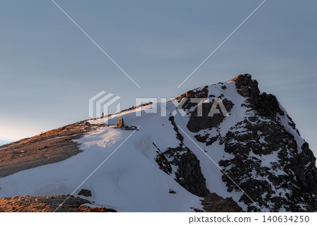 Hakuba-dake of the remaining snow Hakuba-dake of the remaining snow 140634250