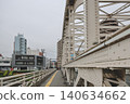 April 27 2026 Kaiun Bridge urban roadway with steel structure and city skyline 140634662