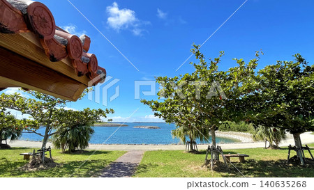 Naha Umisora Park, a tropical beach, Naha City, Okinawa Prefecture Naha Umisora Park, a tropical beach, Naha City, Okinawa Prefecture 140635268