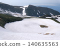 Mt. Chokai with the remaining snow 140635563