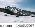 Mt. Chokai with the remaining snow 140635567