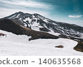 Mt. Chokai with the remaining snow 140635568