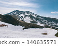 Mt. Chokai with the remaining snow 140635571