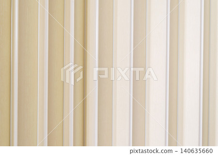 Light wood panel surface vertical decorative lines creating clean seamless texture background suitable for interior design construction graphic layouts Light wood panel surface vertical decorative lines creating clean seamless texture background suitable for interior design construction graphic layouts 140635660