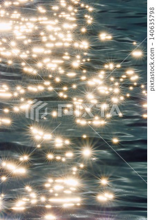 the magical glare of the sun on the surface of the water, Glowing endless calm water surface ripple smooth river at sunset the magical glare of the sun on the surface of the water, Glowing endless calm water surface ripple smooth river at sunset 140635798