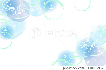 Refreshing watercolor goldfish, summer, Japanese style Refreshing watercolor goldfish, summer, Japanese style 140635937