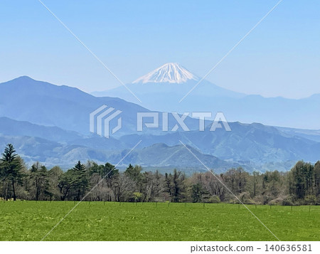 從牧場公園看富士山 從牧場公園看富士山 140636581