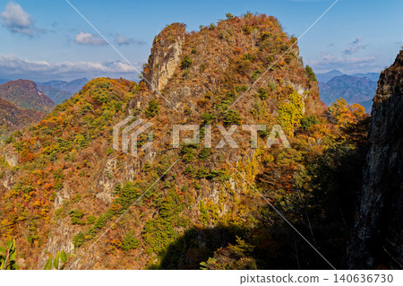 上州西部秋葉美景－從一之岳眺望二之岳 140636730