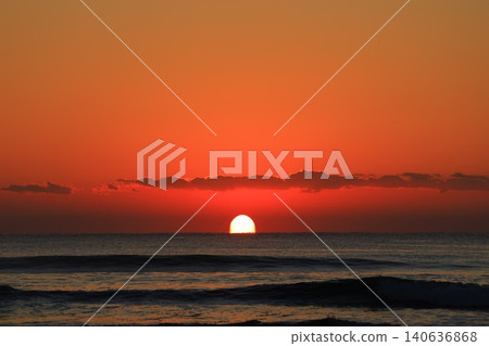 beautiful beach sunrise beautiful beach sunrise 140636868