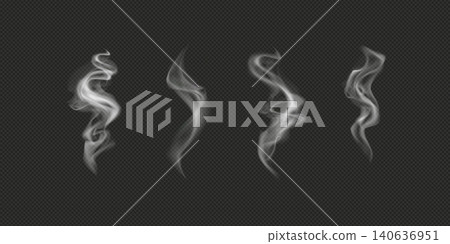 Set of smoke on transparent background Set of smoke on transparent background 140636951