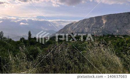 Harmankoy, famous for its canyon and cherry trees, is located in the Inhisar district of Bilecik province in Turkey. Harmankoy, famous for its canyon and cherry trees, is located in the Inhisar district of Bilecik province in Turkey. 140637083