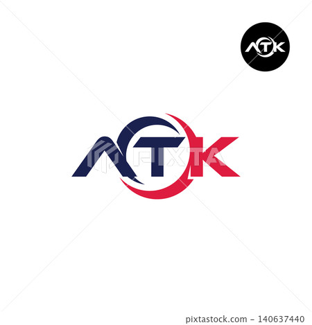 Letter ATK Logo Design Readymade Initial Letter ATK Logo Design Readymade Initial 140637440