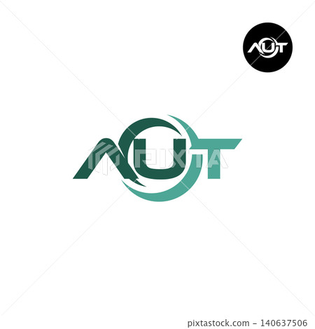 Letter AUT Logo Design Readymade Initial Letter AUT Logo Design Readymade Initial 140637506