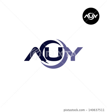 Letter AUY Logo Design Readymade Initial Letter AUY Logo Design Readymade Initial 140637511