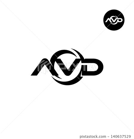 Letter AVD Logo Design Readymade Initial Letter AVD Logo Design Readymade Initial 140637529