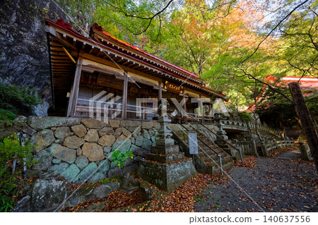 Scenery of Kurotakiyama Fudoji Temple in Nishijoshu 140637556