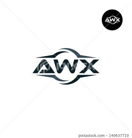 Letter AWX Logo Design Readymade Initial 140637710