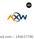 Letter AXW Logo Design Readymade Initial 140637796