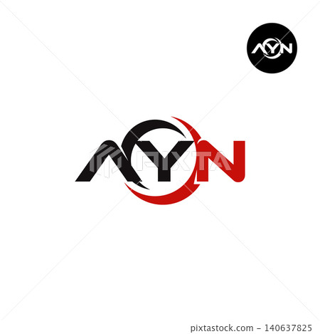 Letter AYN Logo Design Readymade Initial Letter AYN Logo Design Readymade Initial 140637825