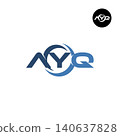 Letter AYQ Logo Design Readymade Initial 140637828