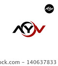 Letter AYV Logo Design Readymade Initial 140637833