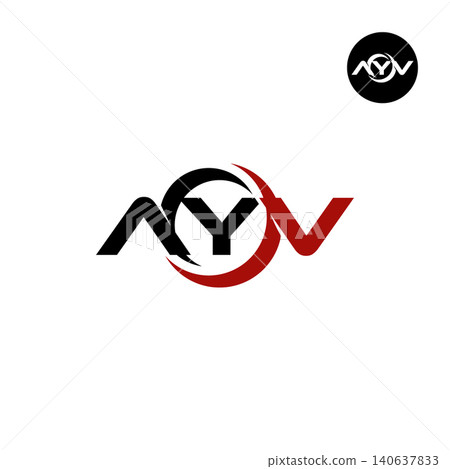Letter AYV Logo Design Readymade Initial Letter AYV Logo Design Readymade Initial 140637833
