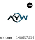 Letter AYW Logo Design Readymade Initial 140637834