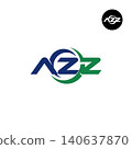 Letter AZZ Logo Design Readymade Initial 140637870