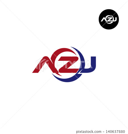 Letter AZJ Logo Design Readymade Initial Letter AZJ Logo Design Readymade Initial 140637880