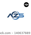 Letter AZS Logo Design Readymade Initial 140637889