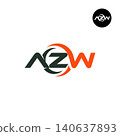 Letter AZW Logo Design Readymade Initial 140637893