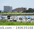 Harbor on the Sagami River riverbed 140639188