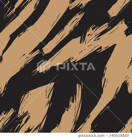 Brush stroke Zebra textile pattern design in brown and black for fashion and home textiles Brush stroke Zebra textile pattern design in brown and black for fashion and home textiles 140639889