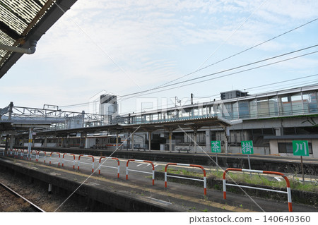Kakegawa Station, April morning Kakegawa Station, April morning 140640360