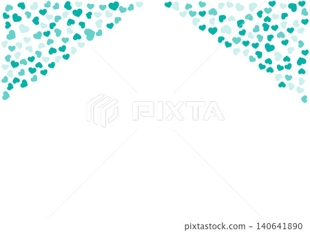 Heart pattern background Green 3 colors Heart Heart pattern background Green 3 colors Heart 140641890