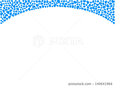 心形圖案背景藍色純色心 心形圖案背景藍色純色心 140641968
