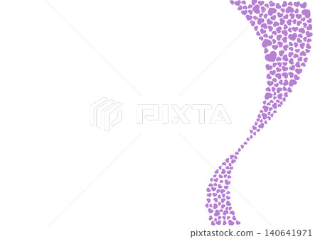 Heart pattern background Purple solid color Heart 140641971
