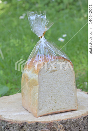 Bread in a plastic bag Bread in a plastic bag 140642061