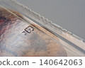 Plastic recycling symbols embossed on food packaging 140642063