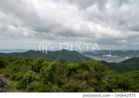 A very beautiful view of Tenkadaiyama in Aioi City, Hyogo Prefecture, Japan A very beautiful view of Tenkadaiyama in Aioi City, Hyogo Prefecture, Japan 140642075