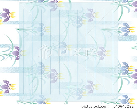 Iris-themed stationery Iris-themed stationery 140643282