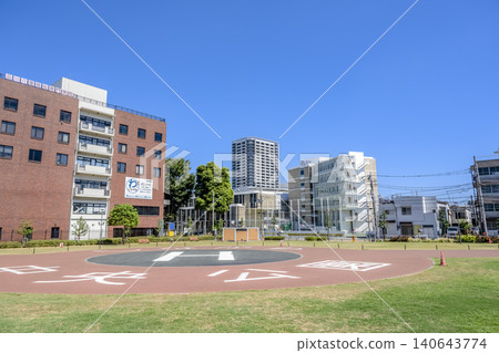 東京品川中央公園品川區的都市風景 140643774