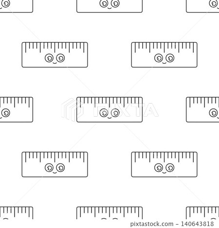 outline ruler seamless pattern outline ruler seamless pattern 140643818