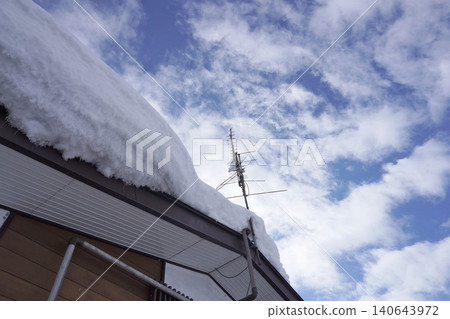 積雪覆蓋的八木天線 10 140643972