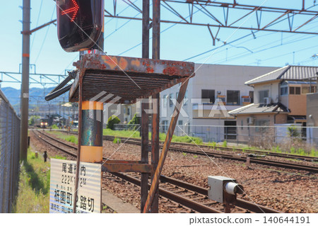Railway crossing of Onomichi 140644191