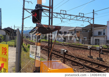 Railway crossing of Onomichi 140644192
