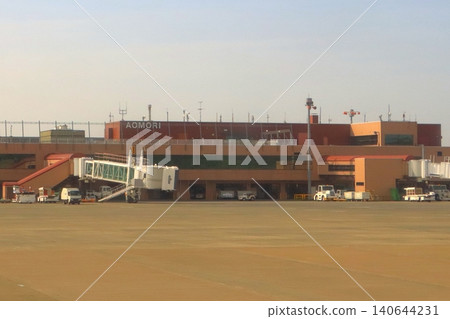青森機場(從飛機內拍攝,青森市) 青森機場(從飛機內拍攝,青森市) 140644231