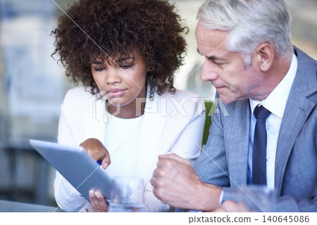 Manager, team and business people with tablet for discussion or meeting for internship in office. CEO, tech or senior mentor coaching serious woman, planning or diverse financial advisors in training Manager, team and business people with tablet for discussion or meeting for internship in office. CEO, tech or senior mentor coaching serious woman, planning or diverse financial advisors in training 140645086