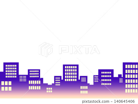 Towering buildings, night view, nighttime image Towering buildings, night view, nighttime image 140645406