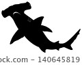 Hammerhead shark 140645819
